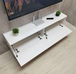 Тумба подвесная под ТВ LINES MTV1-MA 750 Белый глянец (Белый-M 10.1.1) в Приобье - priobie.mebel24.online | фото 11