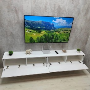 Тумба подвесная под ТВ LINES MTV4-MA 1150 Белый матовый (Белый-M 10.1.2) в Приобье - priobie.mebel24.online | фото 11