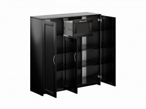 Тумба СИРИУС трехдверная с одним ящиком, цвет Дуб Венге в Приобье - priobie.mebel24.online | фото 3