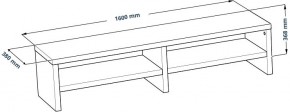 ТВ-тумба Энкель ТВ16, тамбурат, цвет белый в Приобье - priobie.mebel24.online | фото 3