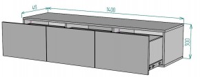 ТВ тумба подвесная TV79 (3 ящика) в Приобье - priobie.mebel24.online | фото 2