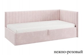 ТВИКС Кровать (тахта) с ПМ 900 (нежно-розовый) в Приобье - priobie.mebel24.online | фото
