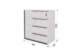 ВИНТЕР - 8 Комод 4 ящика в Приобье - priobie.mebel24.online | фото 4