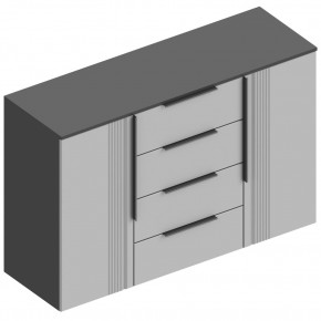 ВИТА Комод 2-ств c 4 ящиками в Приобье - priobie.mebel24.online | фото