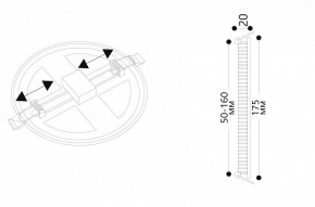 Встраиваемый светильник Arte Lamp Mesura A7974PL-1WH в Приобье - priobie.mebel24.online | фото 5