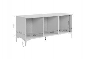 ЗЕФИР Гостиная К1 (белое дерево/белый муар) в Приобье - priobie.mebel24.online | фото 4