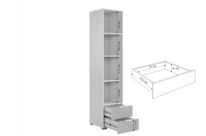 ЗЕФИР Гостиная К1 (белое дерево/белый муар) в Приобье - priobie.mebel24.online | фото 6